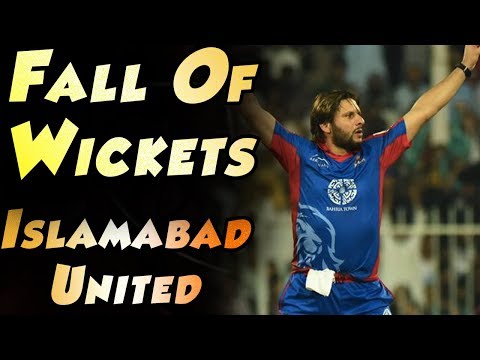 Islamabad United Fall Of Wickets | Karachi Kings Vs Islamabad United |Qualifier|18Mar | HBL PSL 2018
