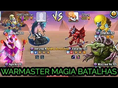 WARMASTER DE MAGIA BATALHAS NO PVP