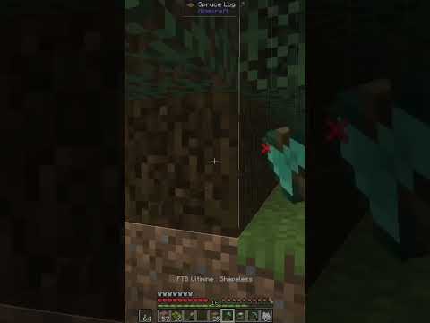 FTB Ultimine Demo! #shorts #minecraft #hax #minecraftshorts #minecraftsurvival #minecraftmods