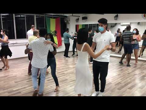 Caliente Dance Studio Singapore Beginner Bachata class demo to Lost On You - DJ Khalid feat Yogo