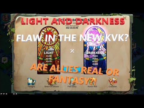 LIGHT AND DARKNESS - MAJOR FLAW? URGENT FIX? | Rise of Kingdoms
