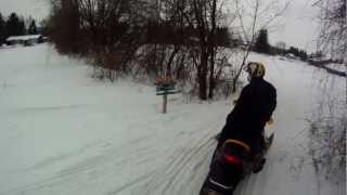 preview picture of video 'Rich and Bob Snowmobiling 2013'