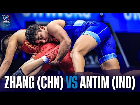 Jin ZHANG (CHN) vs. Antim ANTIM (IND) | WORLD WRESTLING CHAMPIONSHIPS 2025 | Quarter Final | WW 53Kg