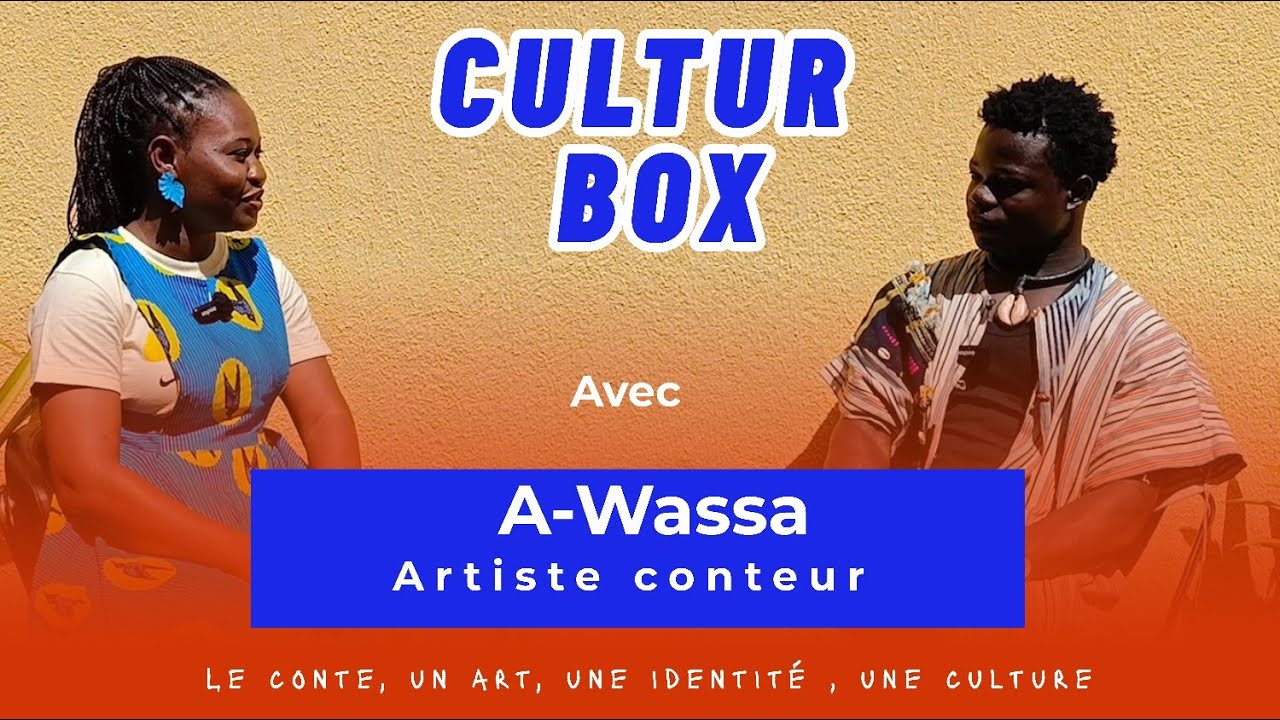 CulturBox : Awassa l'artiste conteur nous fait vivre son univers.