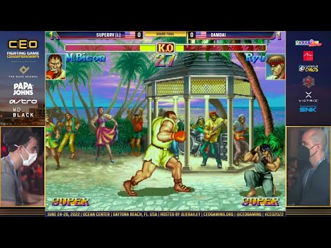 SUPER STREET FIGHTER 2 SUPERRV vs DAMDAI - CEO 2022 GRAND FINALS