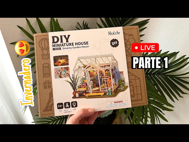 Vídeo relacionado con ROWOOD Casa De Muñecas Kit Casa De Jardín, De Madera DIY Habitación En Miniatura, 1:20 Escala Juguete Modelo De Construcción, Artesanía Creativa Kits Regalos para Navidad (Dreamy Garden House)