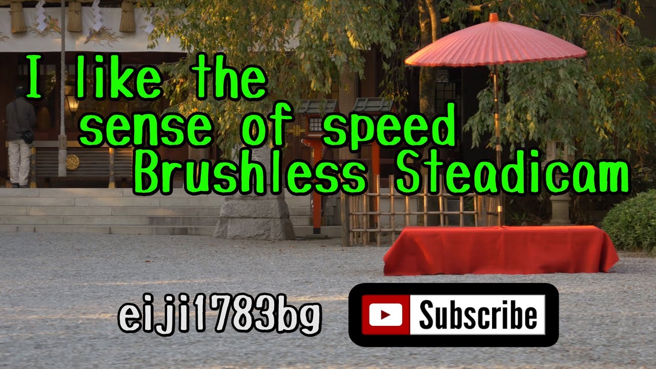 4K I like the sense of speed Brushless Steadicam eiji1783bg