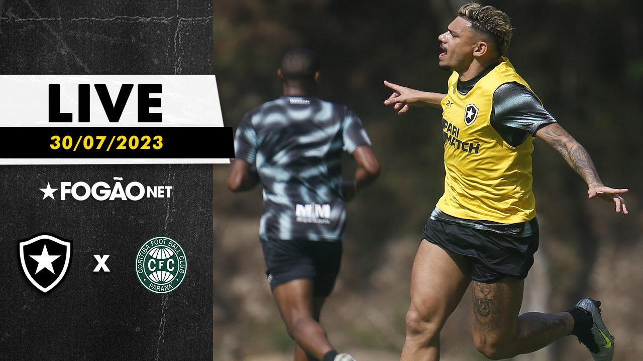 LIVE | Pré-jogo de Botafogo x Coritiba e as últimas do mercado alvinegro
