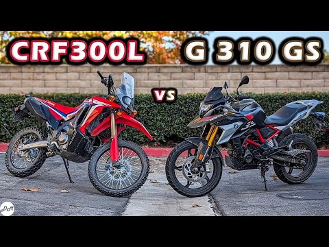 BMW G 310 GS vs Honda CRF300L Rally – Lightweight ADV Comparison & Test Ride