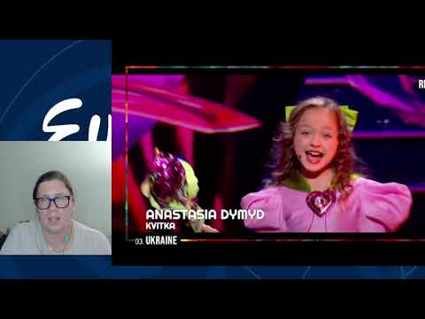 First Look: Anastasia Dymyd - Kvitka (Rehearsal) | Ukraine 🇺🇦 | #JESC2023 - Reaction