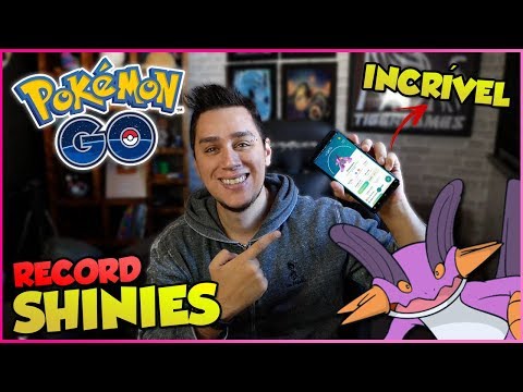 INCRIVEL! RECORD DE SHINY E UM SORTUDO INACREDITÁVEL! - Pokémon Go | Capturando Shiny (Parte 84)