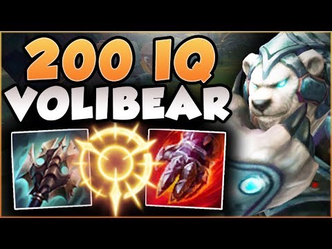 WTF! A GUY HIT MASTERS WITH THIS VOLI BUILD?? 200 IQ VOLIBEAR TOP GAMEPLAY! - League of Legends