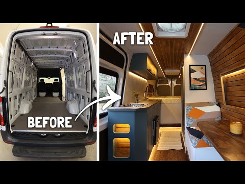 Van Build TIME LAPSE: The Perfect Campervan Start to Finish in 30 days!!