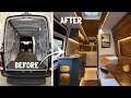 Van Build TIME LAPSE The Perfect Campervan Start To Finish In 30 Days