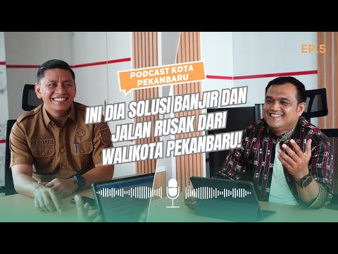 Ini dia solusi banjir dan jalan rusak dari walikota Pekanbaru!