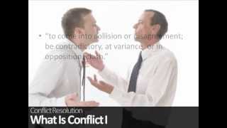 Conflict Management Overview