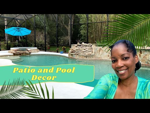 Patio, Pool & Spa Decor  |  Decorate your Patio and Pool  #poolandspa #patiodecor  #freddiekingdecor