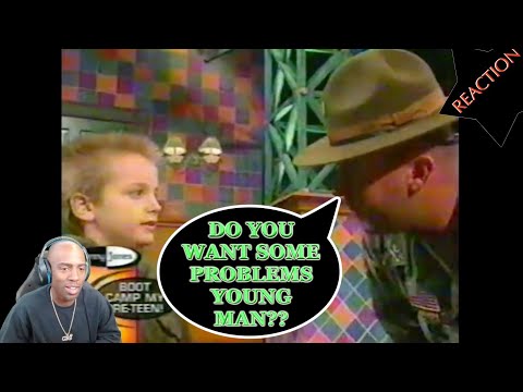 DRILL SERGEANT MAKES LITTLE BOY CRY ON TV