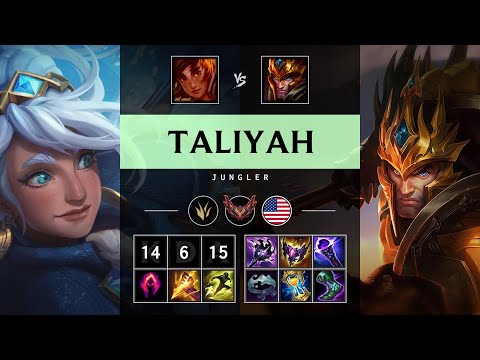 Taliyah Jungle vs Jarvan IV - NA Grandmaster Patch 25.11