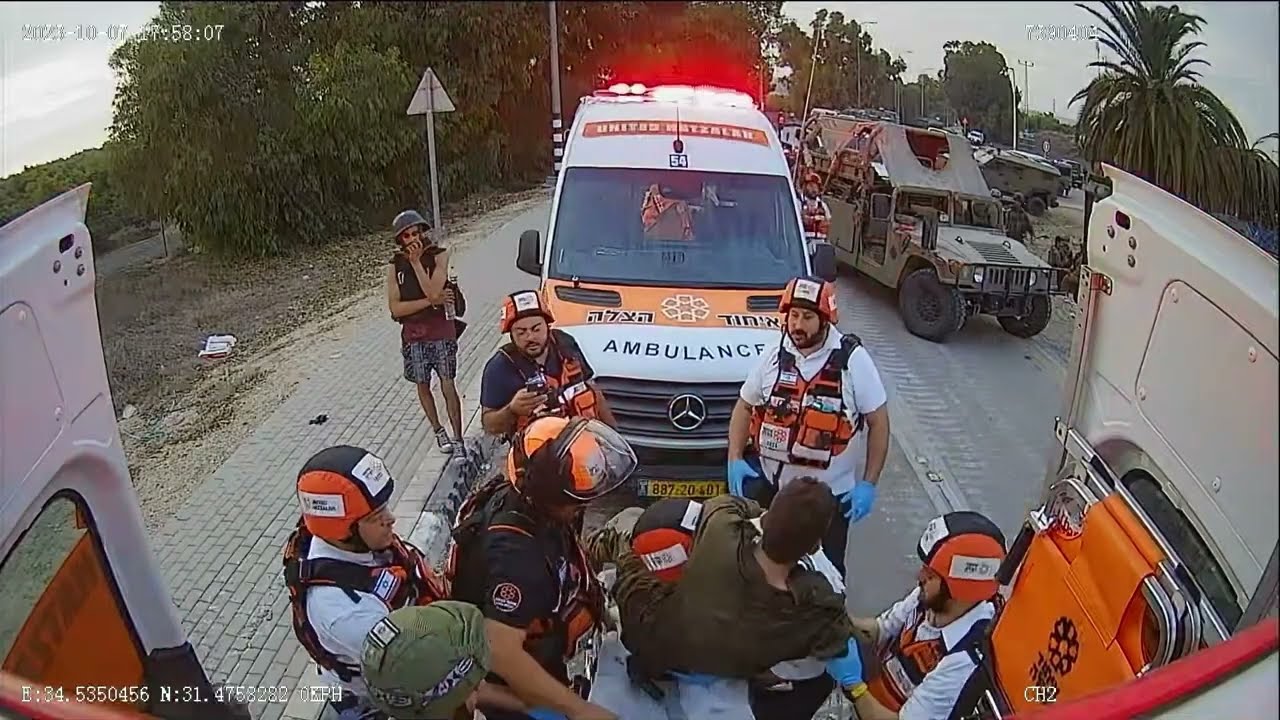 THE AMBULANCE CAMERAS - UNITED HATZALAH ON OCTOBER 7