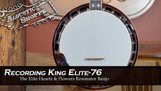 Video thumbnail for Recording King Elite 76 Resonator Banjo Review by The Acoustic Shoppe