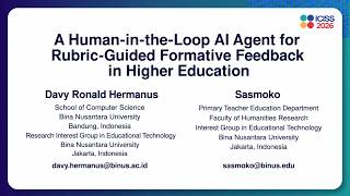 A Human-in-the-Loop AI Agent for Rubric-Guided Formative Feedback in Higher Education