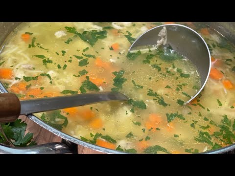 Chicken Soup Homemade/ Traditional Macedonian