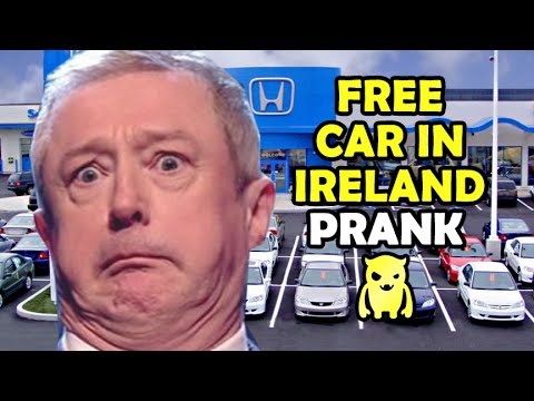 Free Car in Ireland Prank - Ownage Pranks