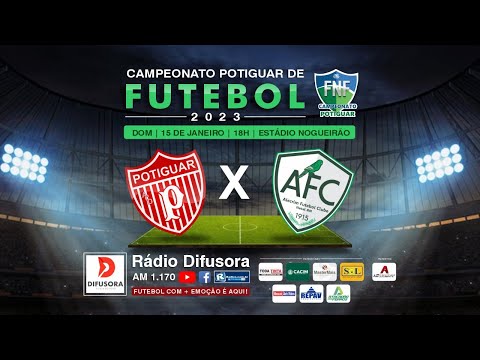 POTIGUAR X ALECRIM - CAMPEONATO POTIGUAR  - 15/01/2023