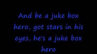 Foreigner- Juke Box Hero With Lyrics