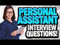PERSONAL ASSISTANT Interview Questions And ANSWERS How To Prepare For A PA Job Interview