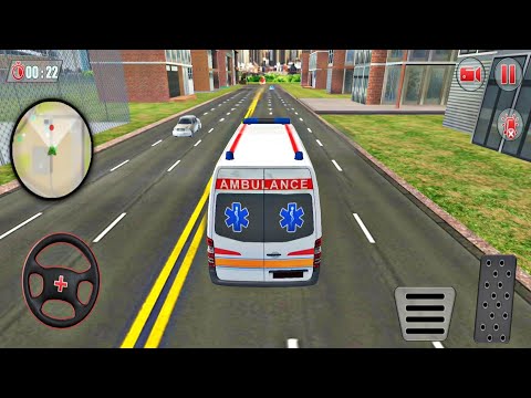 Ambulance Robot City Rescue Simulator - Rescue Games - Android Gameplay