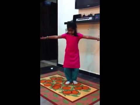 Vikasini after 1st day dance class