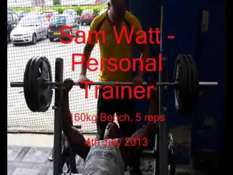 160kgx5 Benchpress - Sam Watt