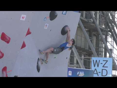 ADAM ONDRA Boulder 1 Semi-Final IFSC Climbing World Cup Munich 2019 - Bouldering