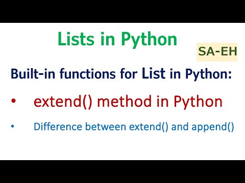 Extend In Python List Extend In Python Cbse Extend In Python With Examples