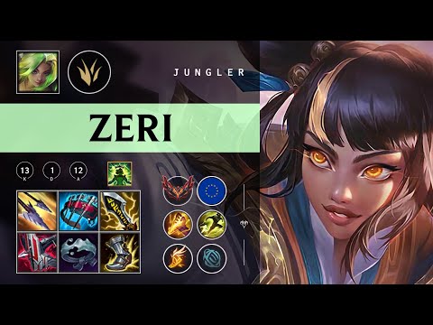 Zeri Jungle vs Talon - EUW Grandmaster Patch 26.01