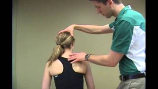Upper Thoracic Spine Passive Mobility Testing Sidebending