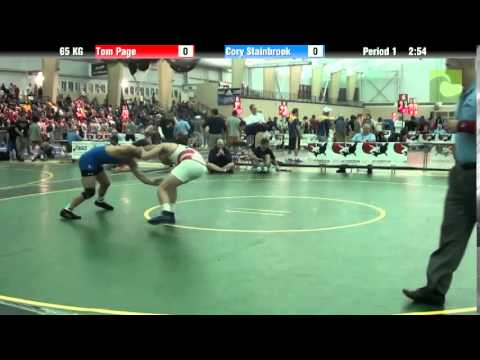 65 KG Tom Page vs  Cory Stainbrook