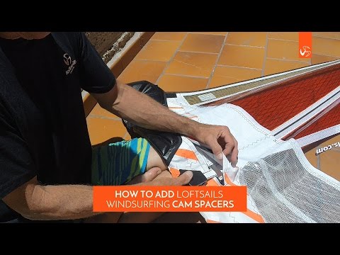 How to Add Loftsails Windsurfing TekCam2 Cam Spacers