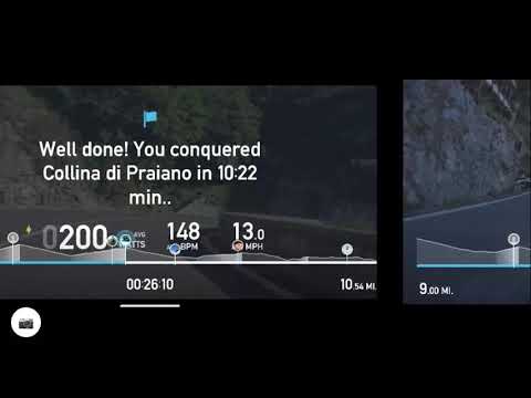 Virtual bike ride - Amalfi Coast