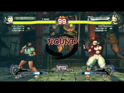 USFIV FT10 - CNB ChuChu (Sakura) Vs (Juri/Ibuki/Evil Ryu) SOA.Ibukiman