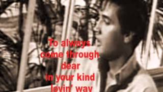 I'm Counting On You-Elvis Cover With Lyrics