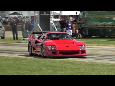 $5 milion Ferrari F40 LM close call at runway - Supercar Fest 2022