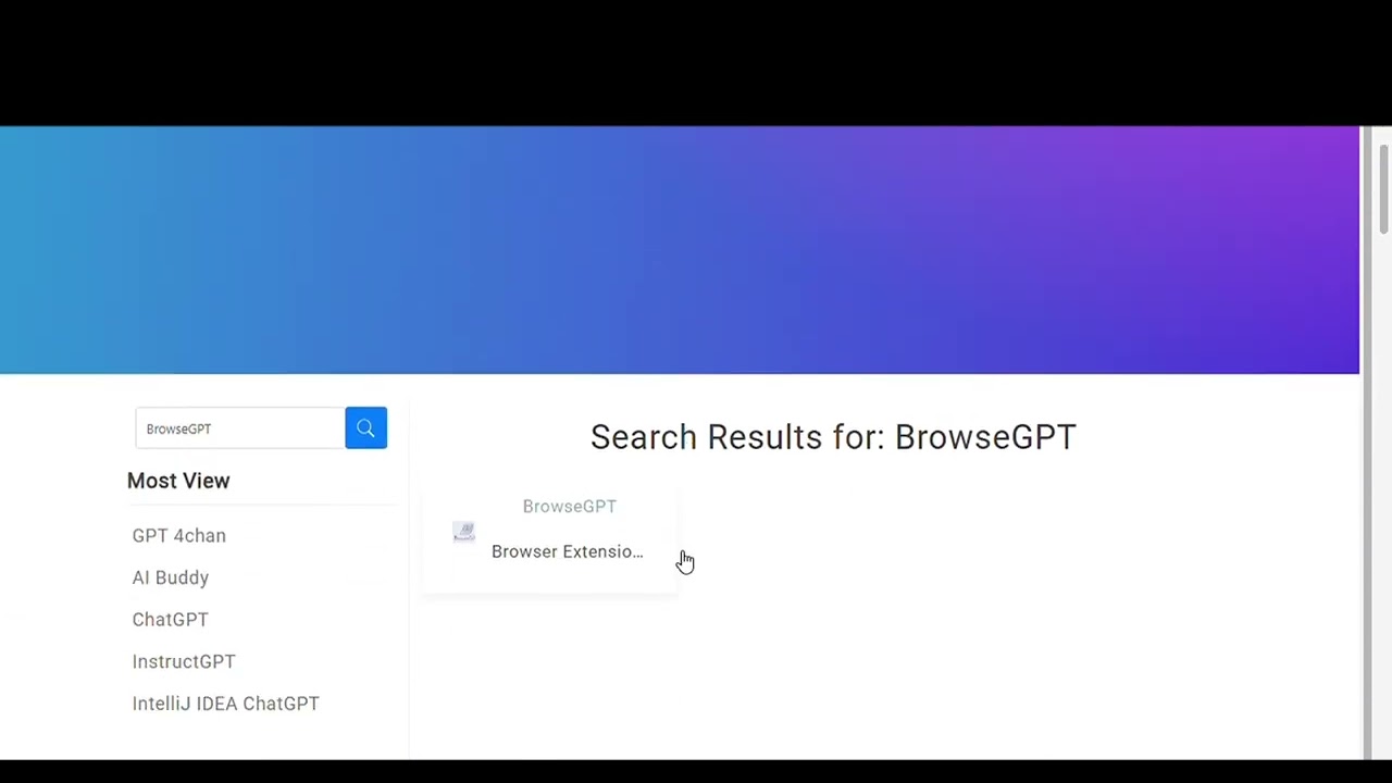Perfect features of the BrowseGPT application