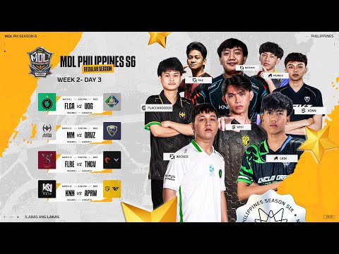 🔴 LIVE | MDL PH S6 | FILIPINO - Week 2 Day 3