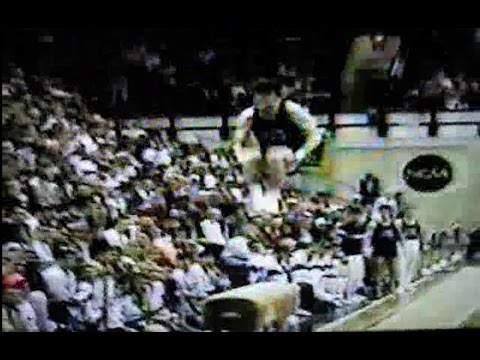 RARE AND UNIQUE GYMNASTICS SKILLS - VAULT - Front 1 + 3/4 On to Handspring Off