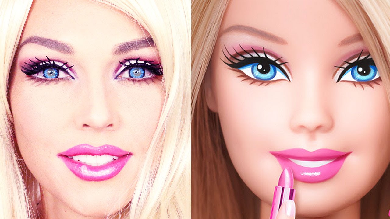 Barbie Doll MakeUp Transformation thumnail