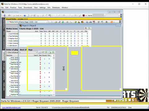 Add Round Robin order of play to match queue in Darts for Windows