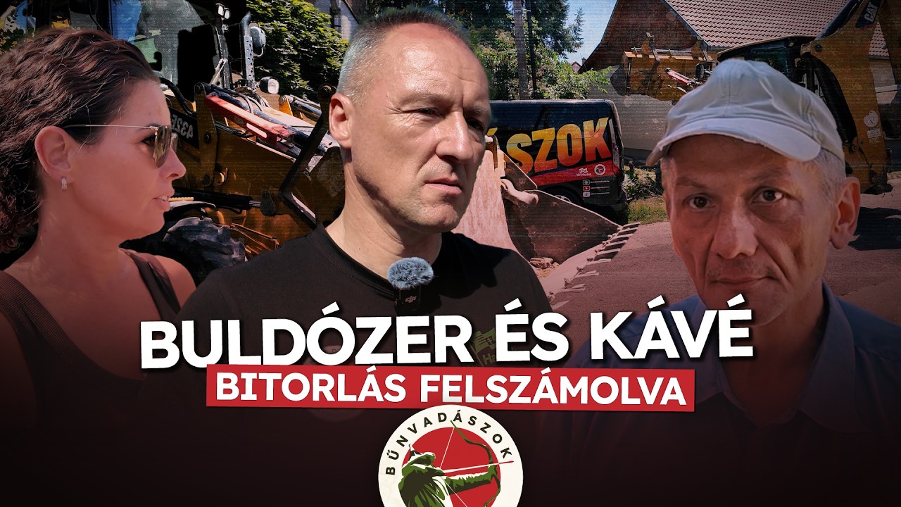 BULDÓZERES birtokbavétel 🚜Szolnokon 🚧